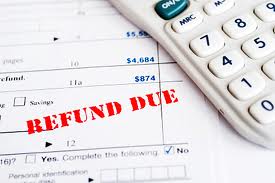 Calculator on refund form