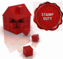 Broken up house with stamp duty button