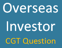 CGT implications - Non UK resident