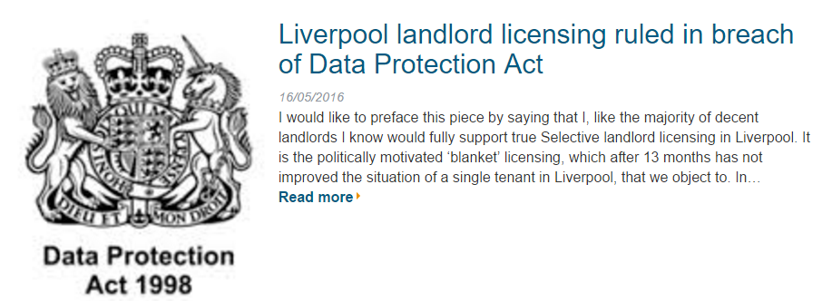 Liverpool Landlord Licensing 2