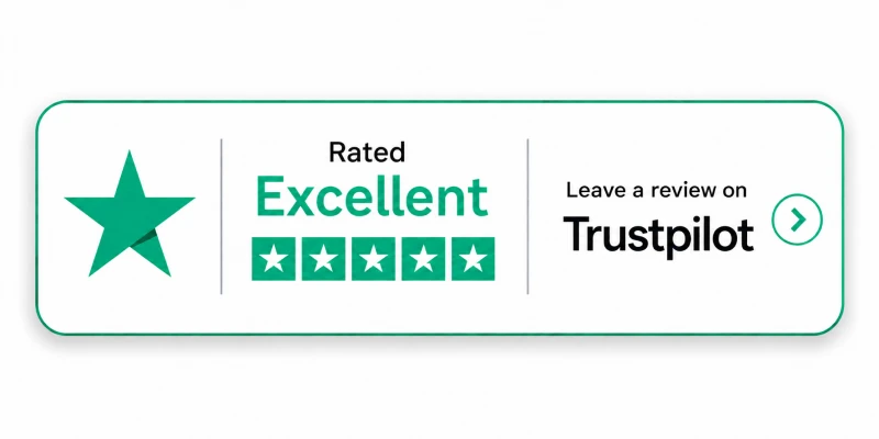 Rated Excellent on Trustpilot - leave a review