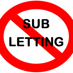 How to remove tenant who is subletting the property?