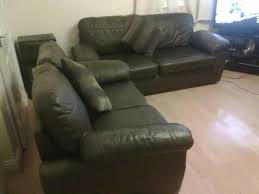 Old sofas in furnished property
