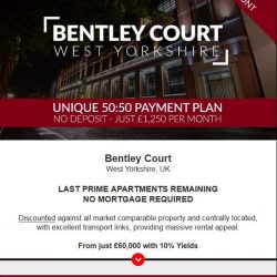 West Yorkshire Buy to Let from £60,000 and with 10% Yields