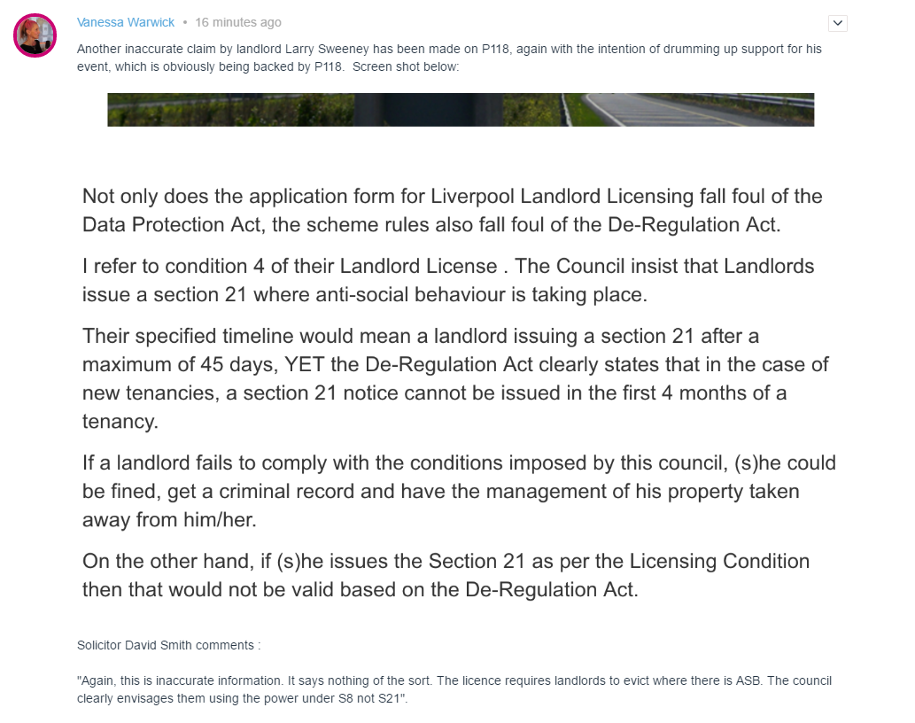 Liverpool Landlord Licensing Falls Foul Of Deregulation Act