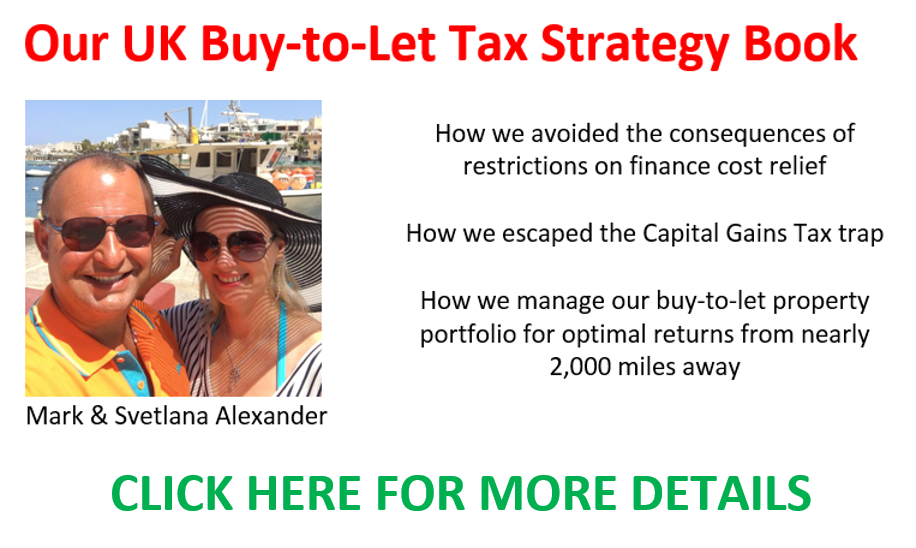 Our UK Buy To Let Tax Strategy