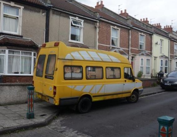 Growing Trend of people living in Vans in Bristol