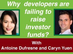 Why are developers failing to raise private investors funds?