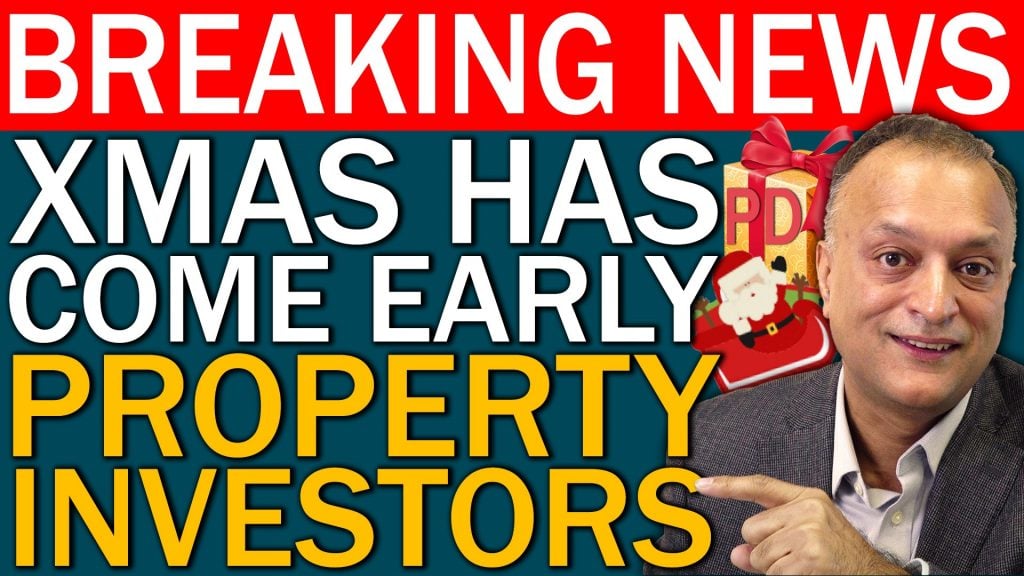 Government Announces that XMAS Comes Early For Property Investors & Developers