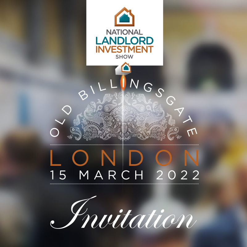 The National Landlord Investment Show returns to London, Old Billingsgate, March 15th