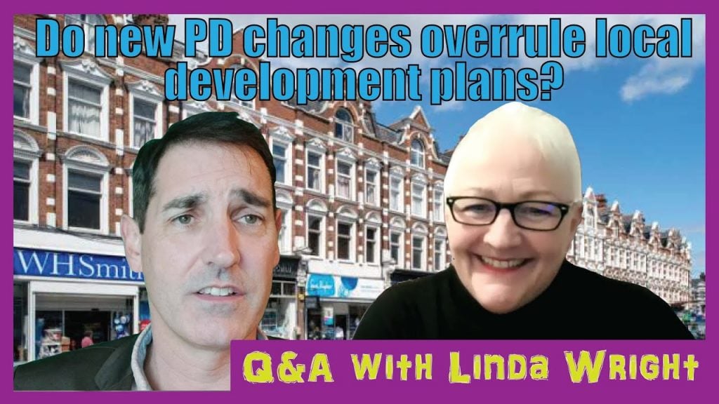 Do PD changes overrule a local development plan?