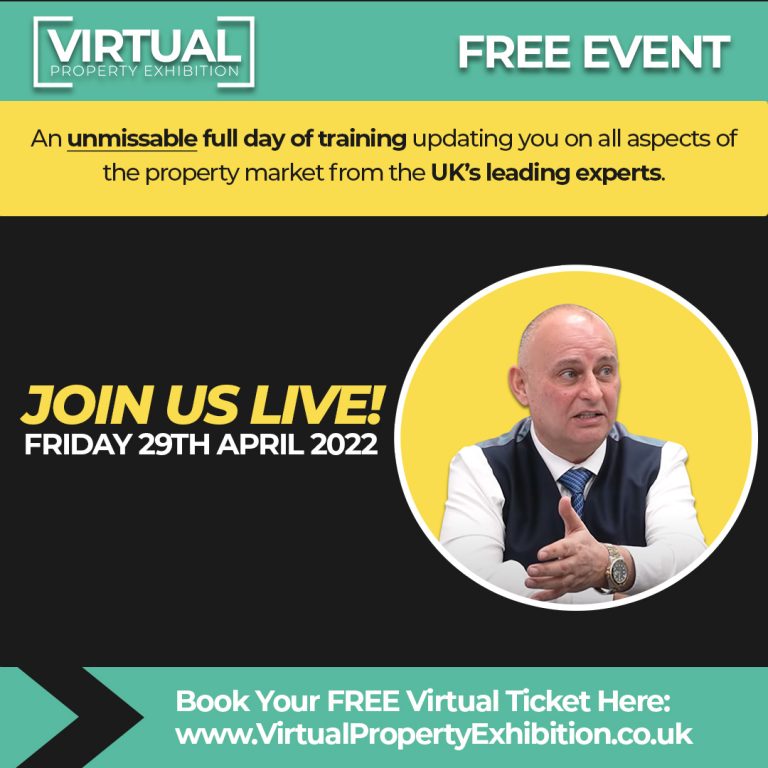 Mark Alexander advertising a Virtual Property Exhibition