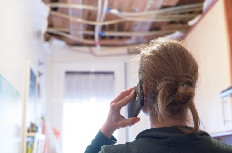 landlord question ceiling collapse service charges property118.com