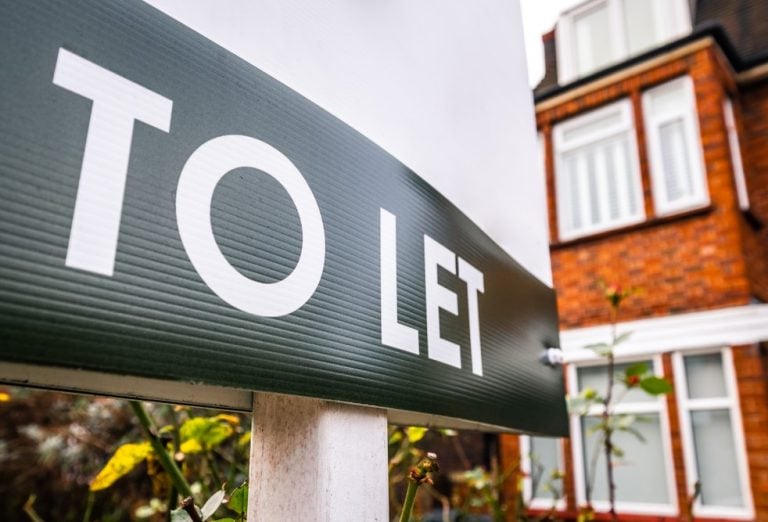 Buy to let sign outside a residential property highlighting changes in mortgage rates