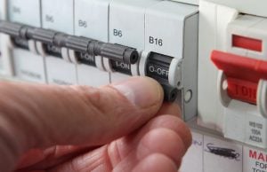 electrican rewiring a landlords rented home property118.com