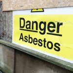 sign warning of potential asbestos landlords property118.com