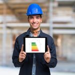 workman improve epc in a rented home holding a display property118.com