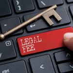 pic of house key above a legal fees button. Property118.com
