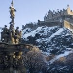 Picture of frozen Edinburgh castle rent freeze eviction ban property118.com