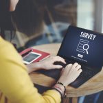 Tenant completing a survey about rented property property118.com