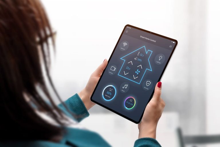 Tenant looking at EPC on tablet property118.com