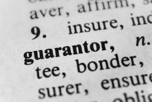 pic showing dictionary definition of guarantor for landlords and tenants property118.com