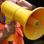 pic of loud hailer for a landlord's voice property118.com