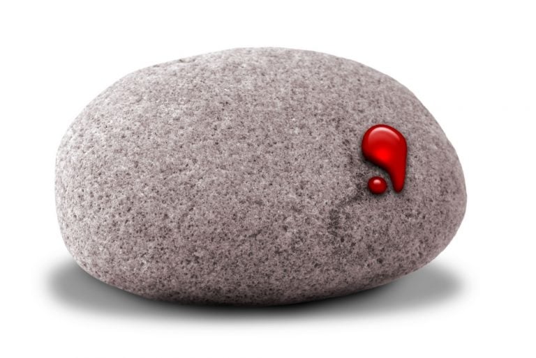 pic of blood coming out of a stone landlord tenant damage property118.com