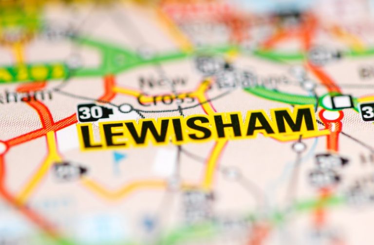 Pic of Lewisham on a map council to buy homes for homeless property118