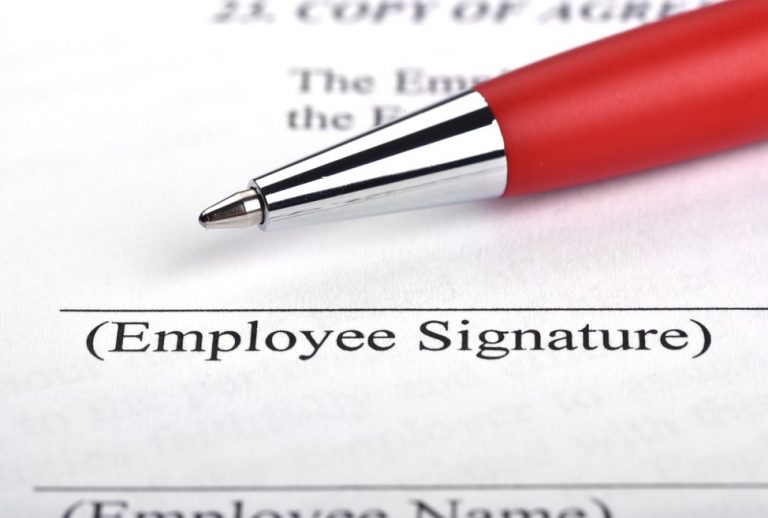 Pic of a contract of employment for tenant referencing landlord question property118