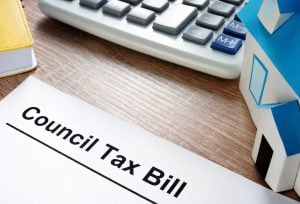 Pic of council tax bill for HMO government consultation propeyt18