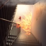 Pic of fire in block of flats landlord insurance property118