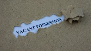Pic of vacant possession on letter after tenant deceased property118
