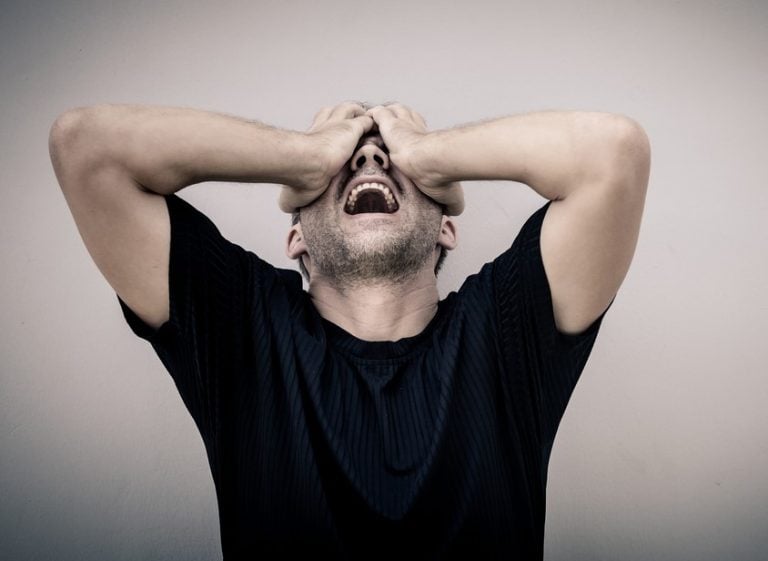 Pic of frustrated landlord because a tenant will not leave.