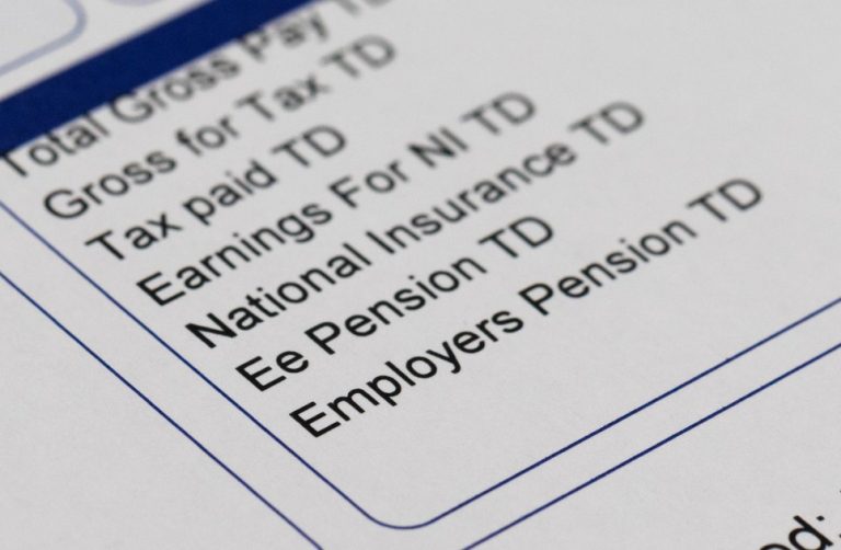 Pic of a fake payslip for a tenant to rent a home landlord property118