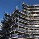 pic of scaffolding outside flats airbnb scam propery118