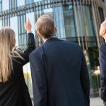 Pic of landlords pointing at flats for a management company property118