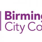 Birmingham City Council logo in purple with heart symbol