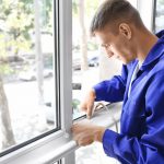 Pic of man repairing a window for tenants landlord compensation property118