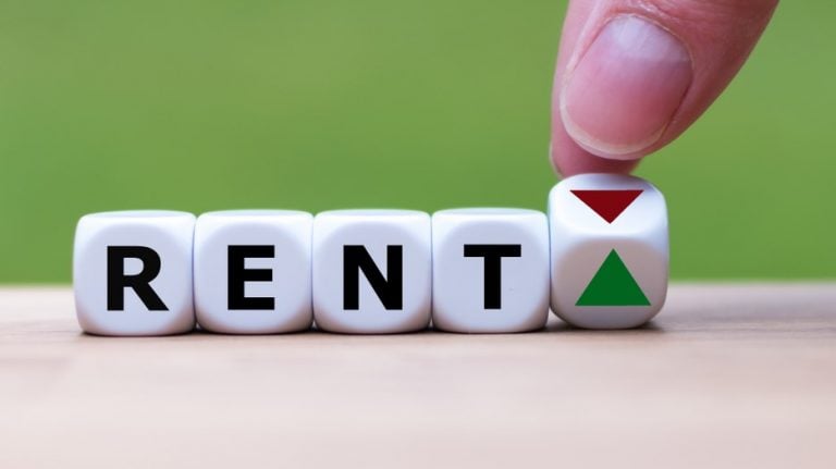 pic of blocks showing a rent rise for a tenant property118