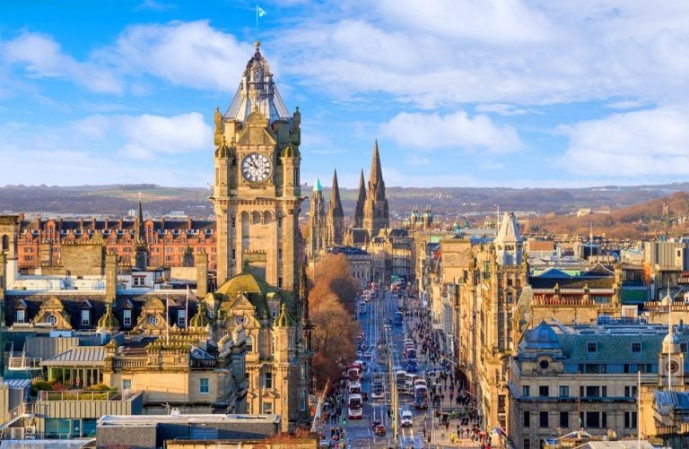 pic of edinburgh which is the richest uk property market property118