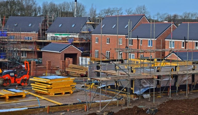 Pi of BTR building site in UK landlords in BTL property118