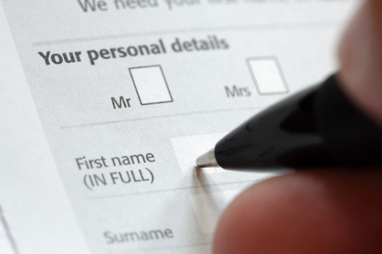 pic of landlord filling in a court possession form property118