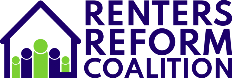 Renters’ Reform Coalition logo representing tenants’ rights and housing reform
