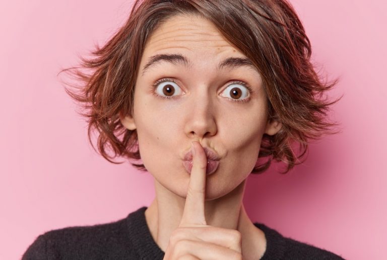 pic of woman tenant saying shush secret subletting from landlord property118