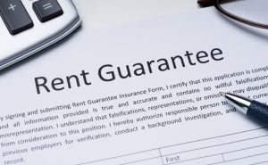 Pic of a rent guarantee insurance form for tenants property118