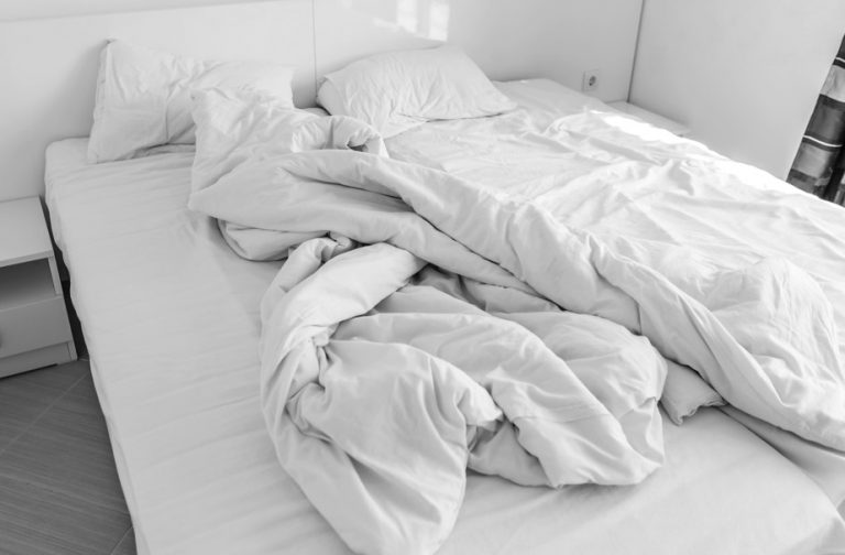 pic of empty bed as tenant didn't sleep so landlord pays council tax property118