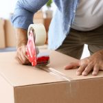 pic of landlord packing up a late tenant's possessions property118