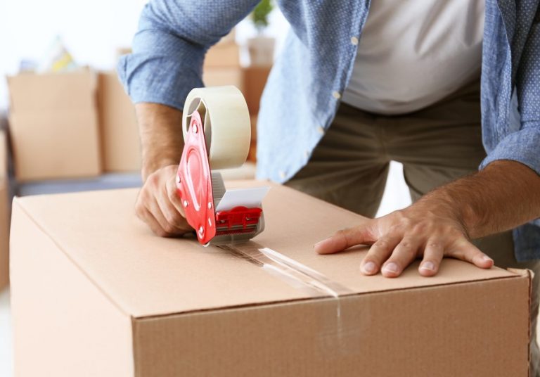 pic of landlord packing up a late tenant's possessions property118