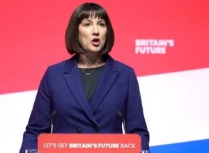 Rachel Reeves at the Labour Party conference saying she will boost home supply.